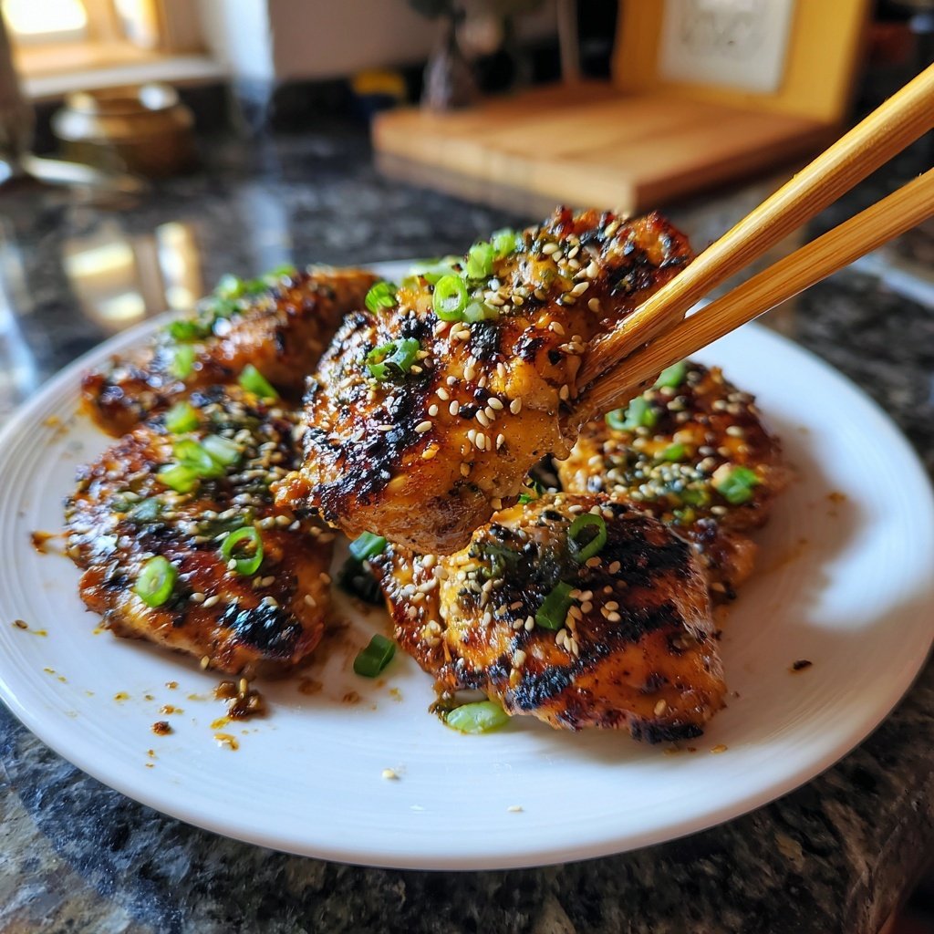 Asian Sesame Grilled Chicken