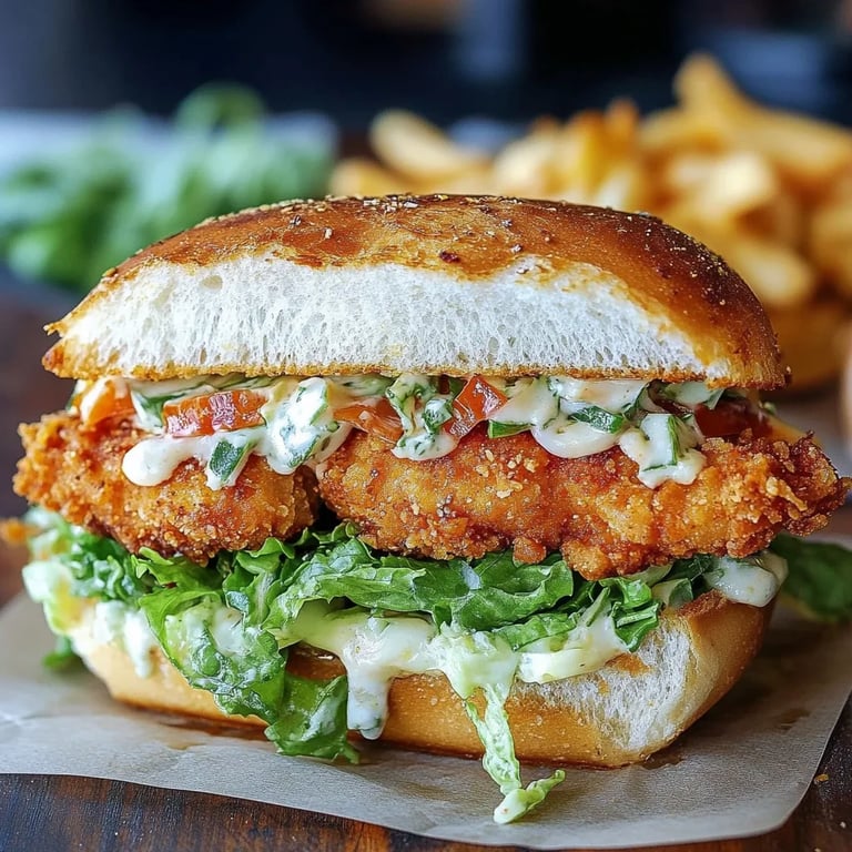 <p>Crispy Chicken Caesar Sandwich: The Amazing Ultimate Recipe You Need</p>
