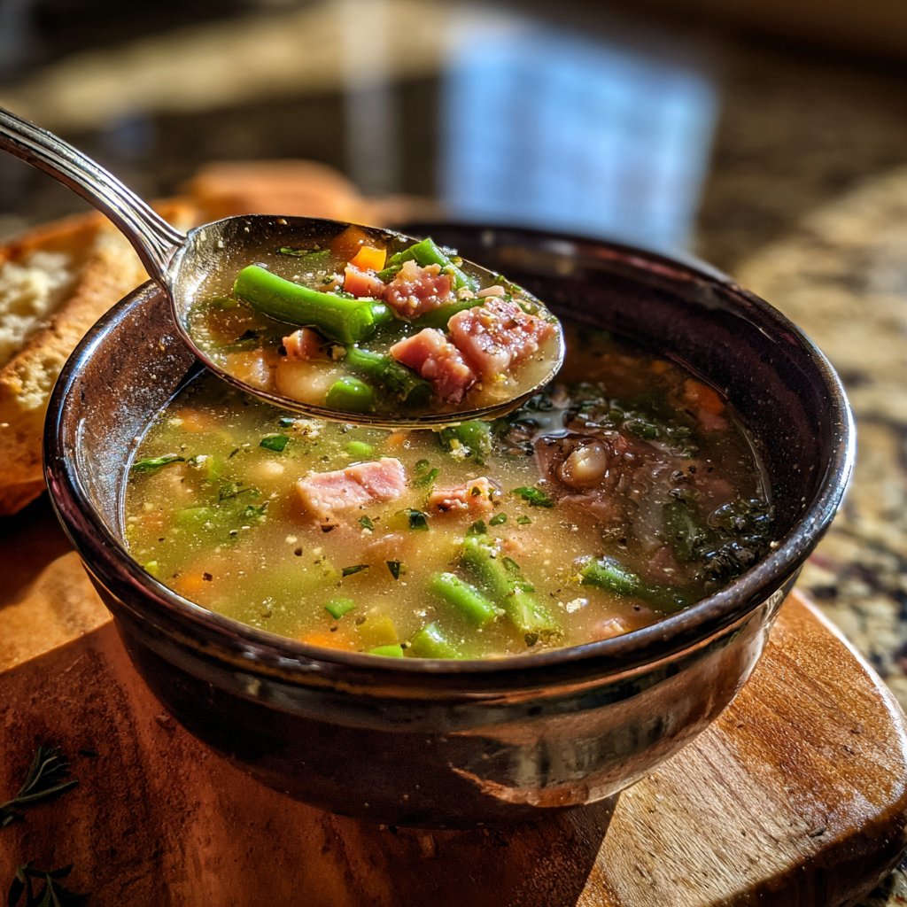 Ham and Bean Soup with Smoky Depth
