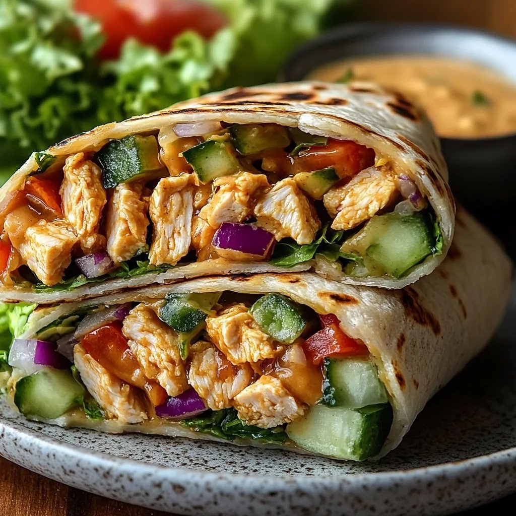 Thai Peanut Chicken Wraps: An Amazing Ultimate Recipe