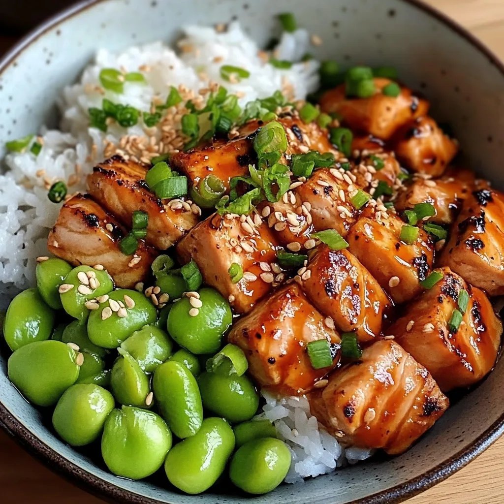 <p>Honey Sriracha Salmon Bowls: An Incredible Ultimate Recipe</p>