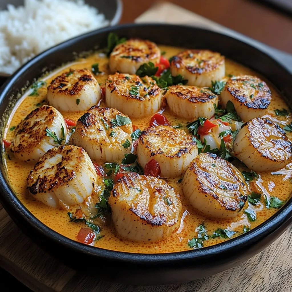 Spicy Coconut Curry Scallops: An Amazing Ultimate Recipe