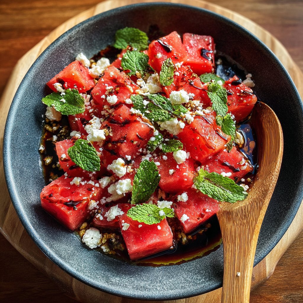 Watermelon Feta Salad Delight