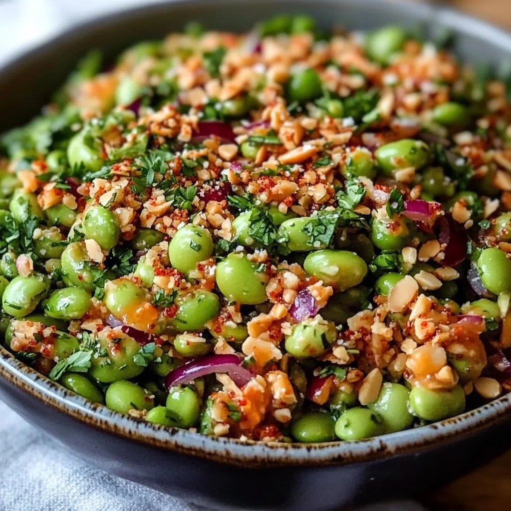 Edamame Peanut Crunch Salad: An Incredible Ultimate Recipe