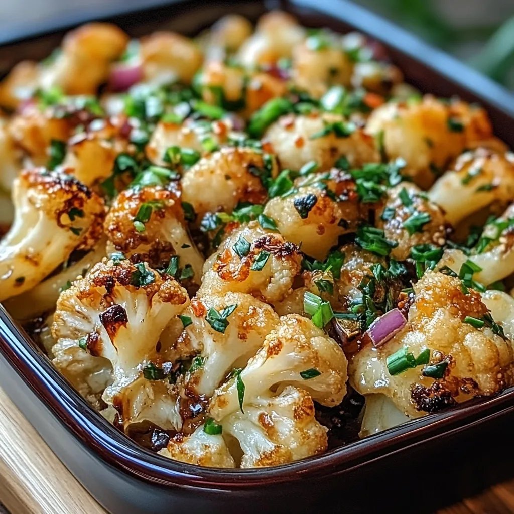 Sweet and Spicy Baked Cauliflower: An Incredible Amazing Recipe