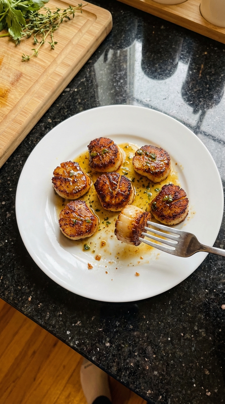 Pan Seared Scallops with Citrus