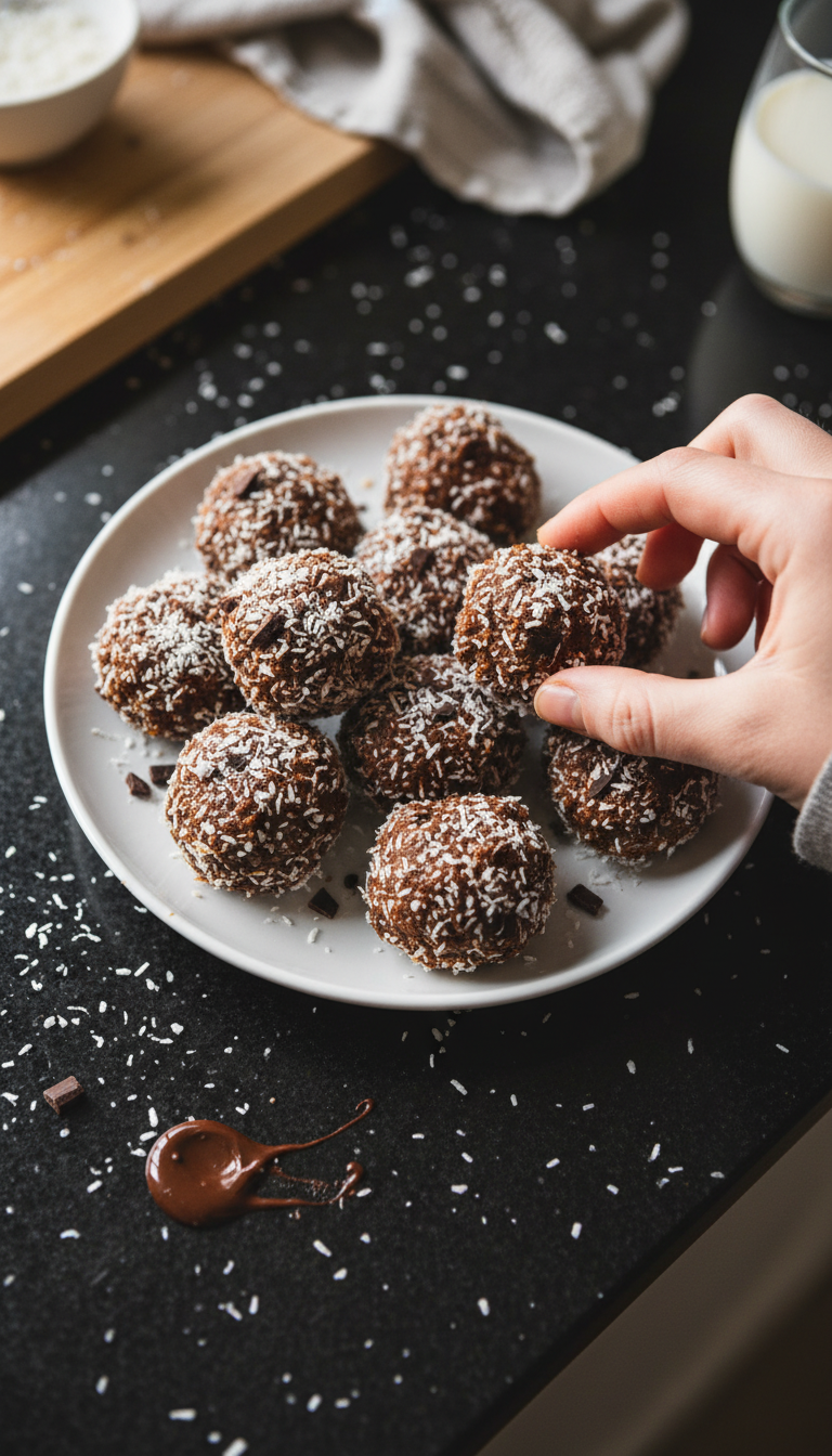 Chocolate-Coconut Energy Bites