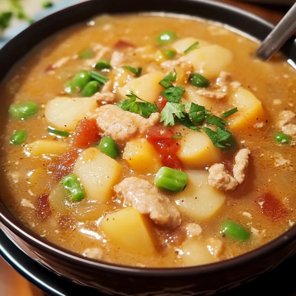 Spicy Crockpot Potato Soup