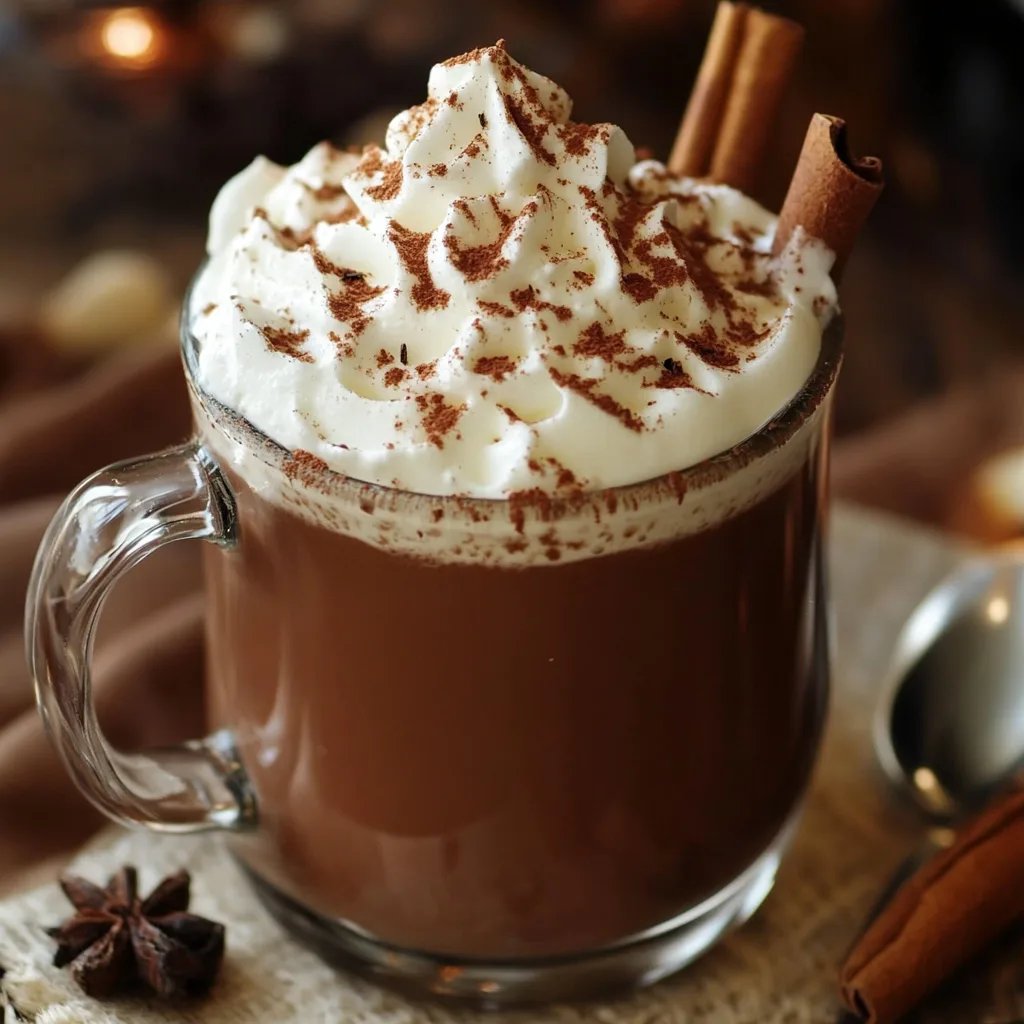Winter Spiced Hot Chocolate