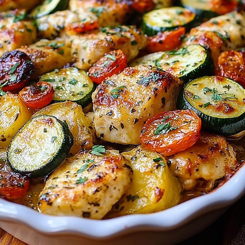 Mediterranean Chicken Zucchini Bake: An Amazing Ultimate Recipe