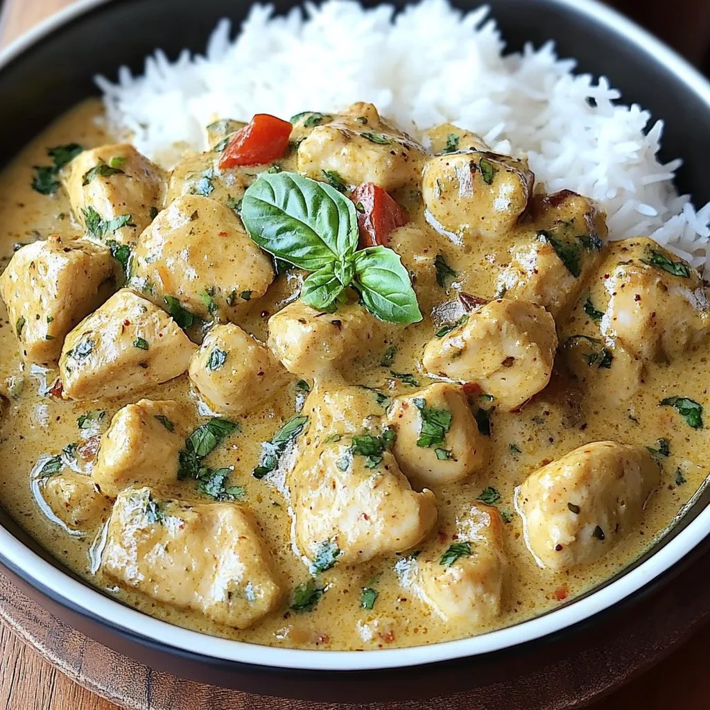 Basil Chicken with Coconut Curry Sauce: An Incredible Ultimate Recipe