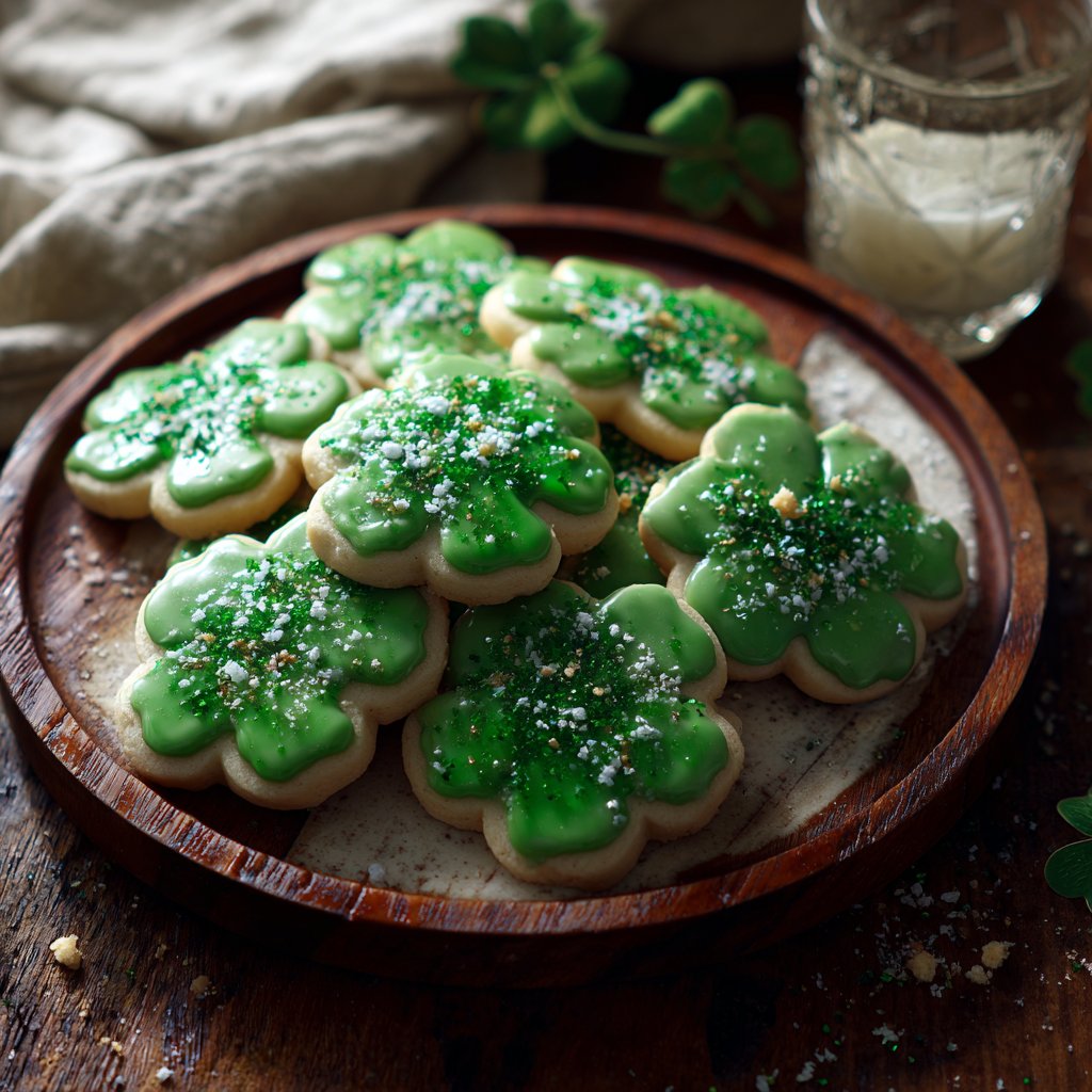 Shamrock Sugar Cookies