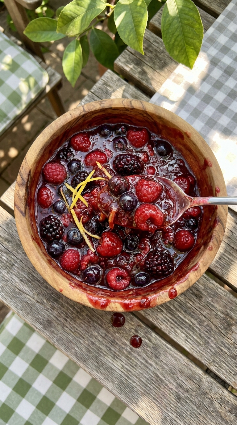 Limoncello Berry Compote