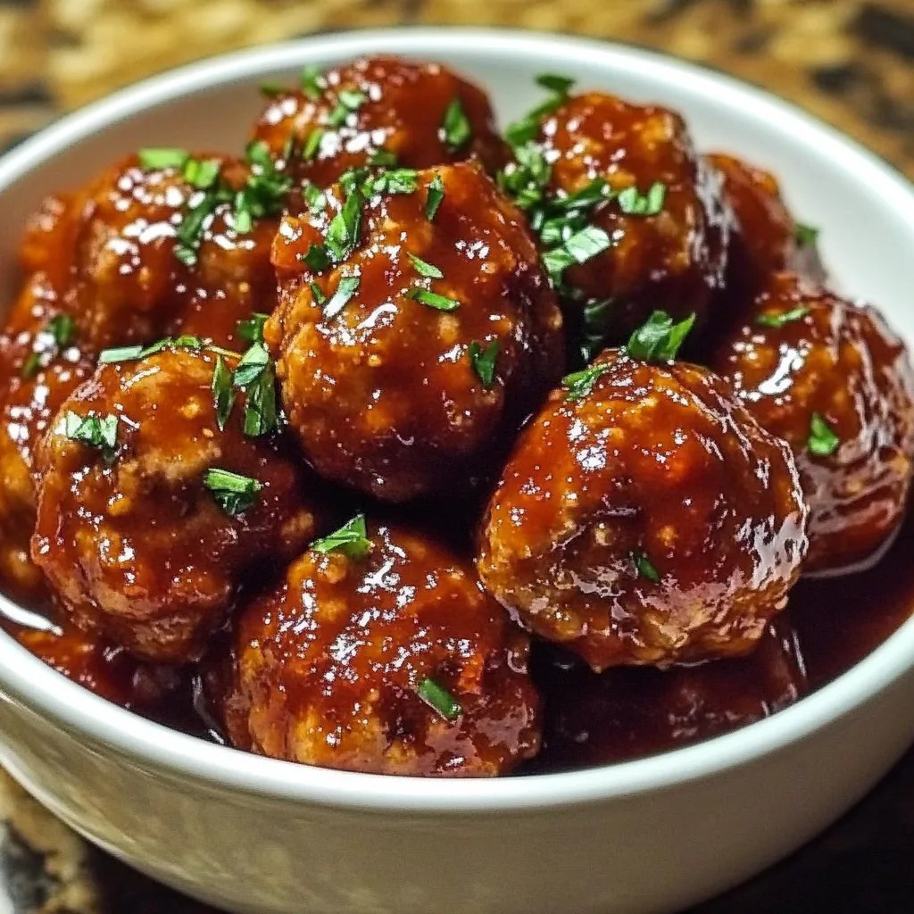 Sweet Chili Meatballs Crockpot