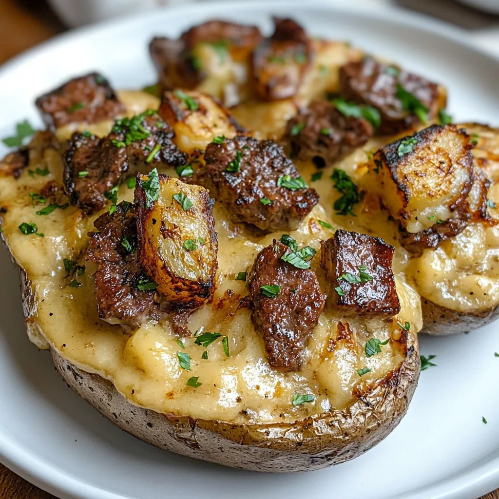 Loaded Baked Potato w/ Steak Bites: An Incredible Ultimate Recipe