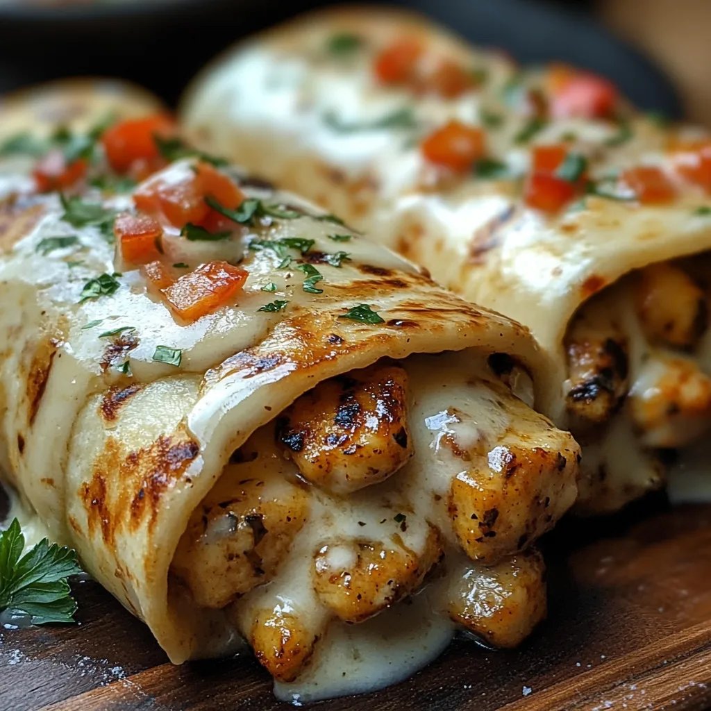 Cozy Cheesy Garlic Chicken Wraps: The Incredible 5-Step Recipe