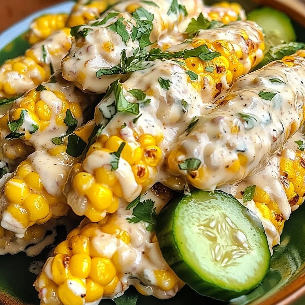 Street Corn Creamy Cucumber Salad: An Incredible 7-Ingredient Recipe