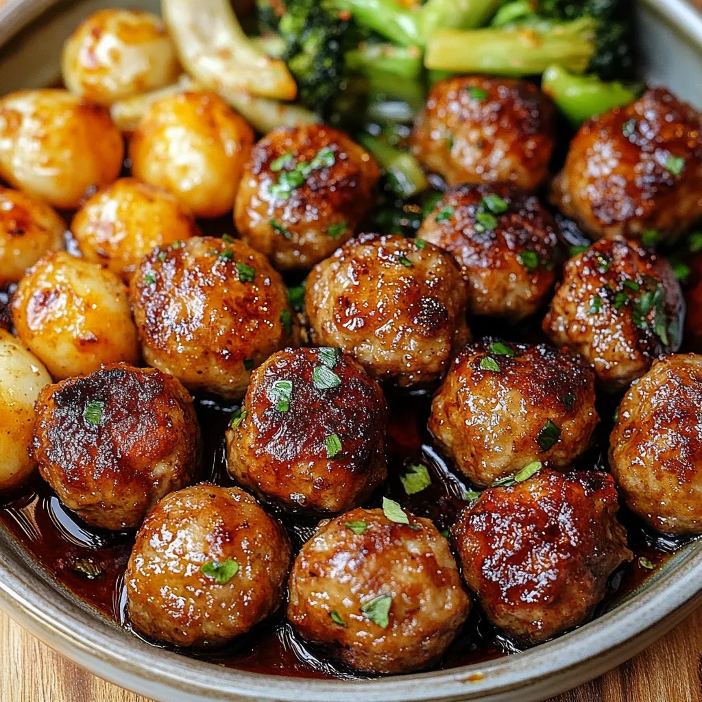 Korean BBQ Meatballs & Vegetables: An Amazing Ultimate Recipe