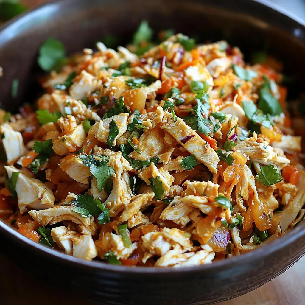Chopped Thai-Inspired Chicken Salad: An Incredible Ultimate Recipe