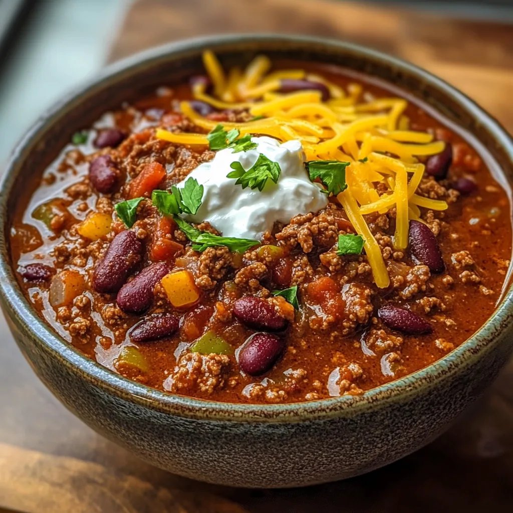 Best Easy Stovetop Ground Beef Chili Recipe