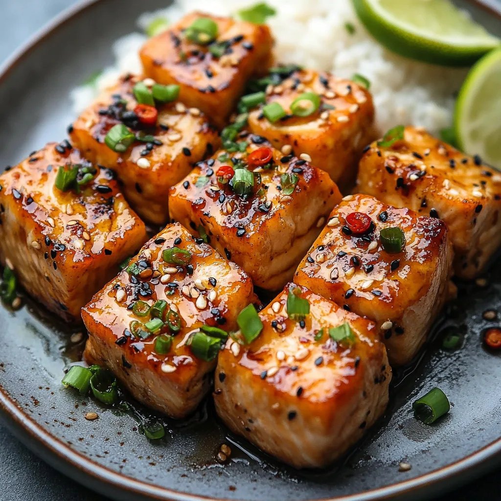 Thai Sweet Chili Air Fryer Salmon Bites: An Incredible 7-Minute Recipe