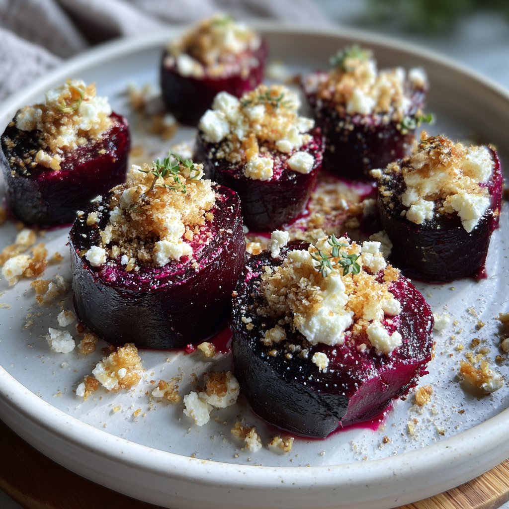 Roasted Beet Bites with Feta