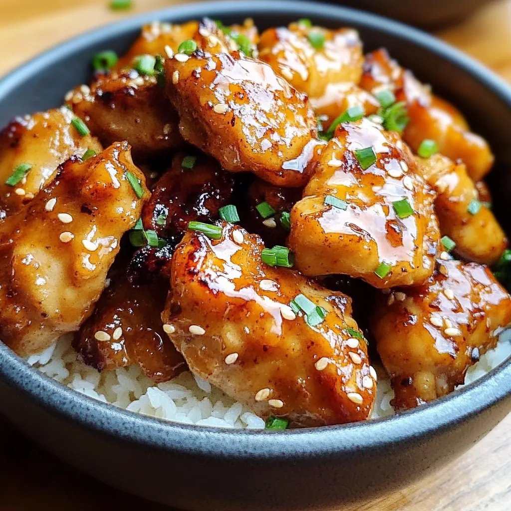 Honey Garlic Chicken Thighs