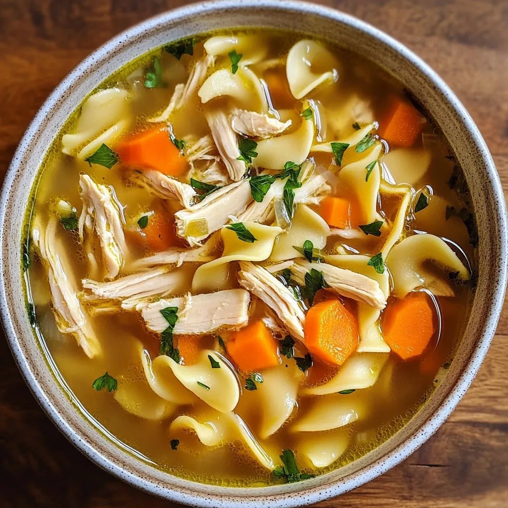 Homemade Chicken Noodle Soup in 30 Minutes