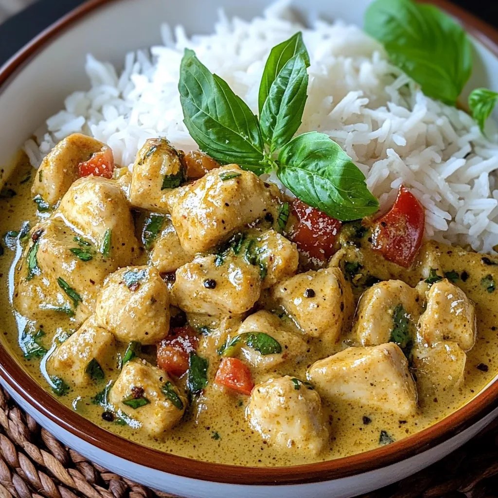 Basil Chicken with Coconut Curry Sauce: An Amazing Ultimate Recipe
