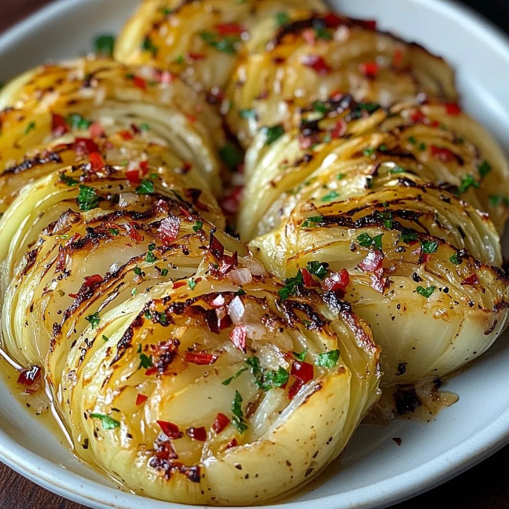 Roasted Cabbage w/ Onion Dijon Sauce: An Incredible Ultimate Recipe