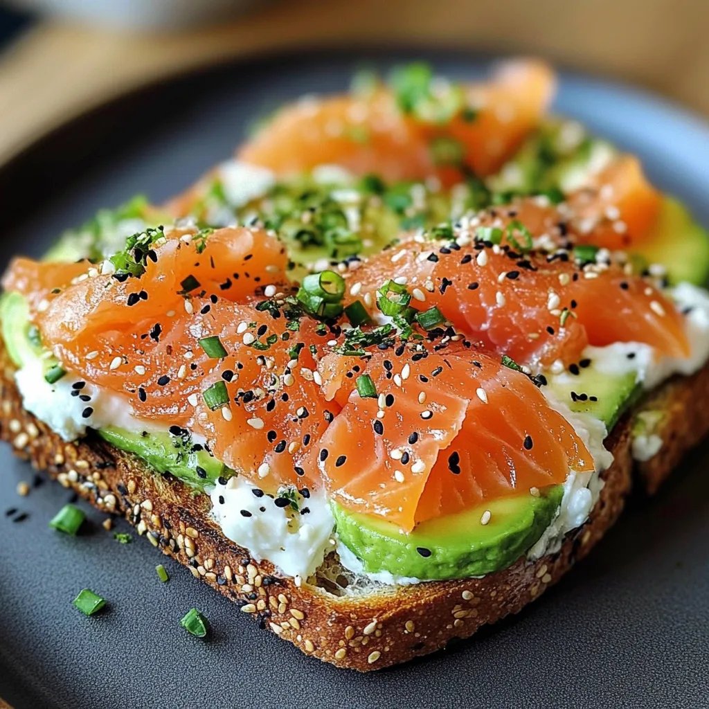 Smoked Salmon & Avocado Toast