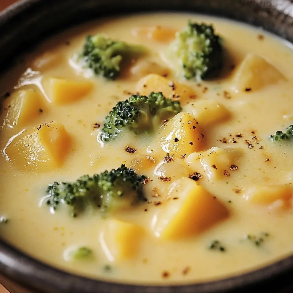 Broccoli Potato Cheese Soup