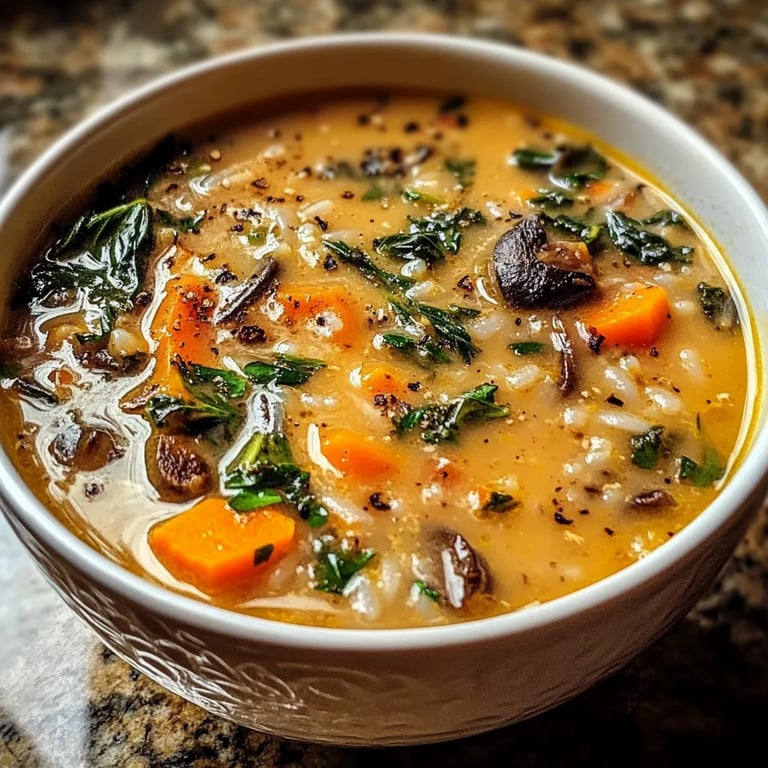 Cozy Autumn Wild Rice Soup