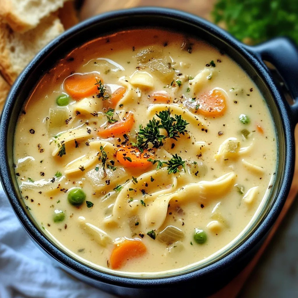 Creamy Chicken Noodle Soup