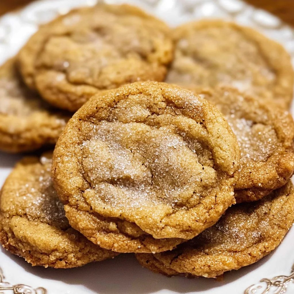 Chewy Pumpkin Snickerdoodle Cookies