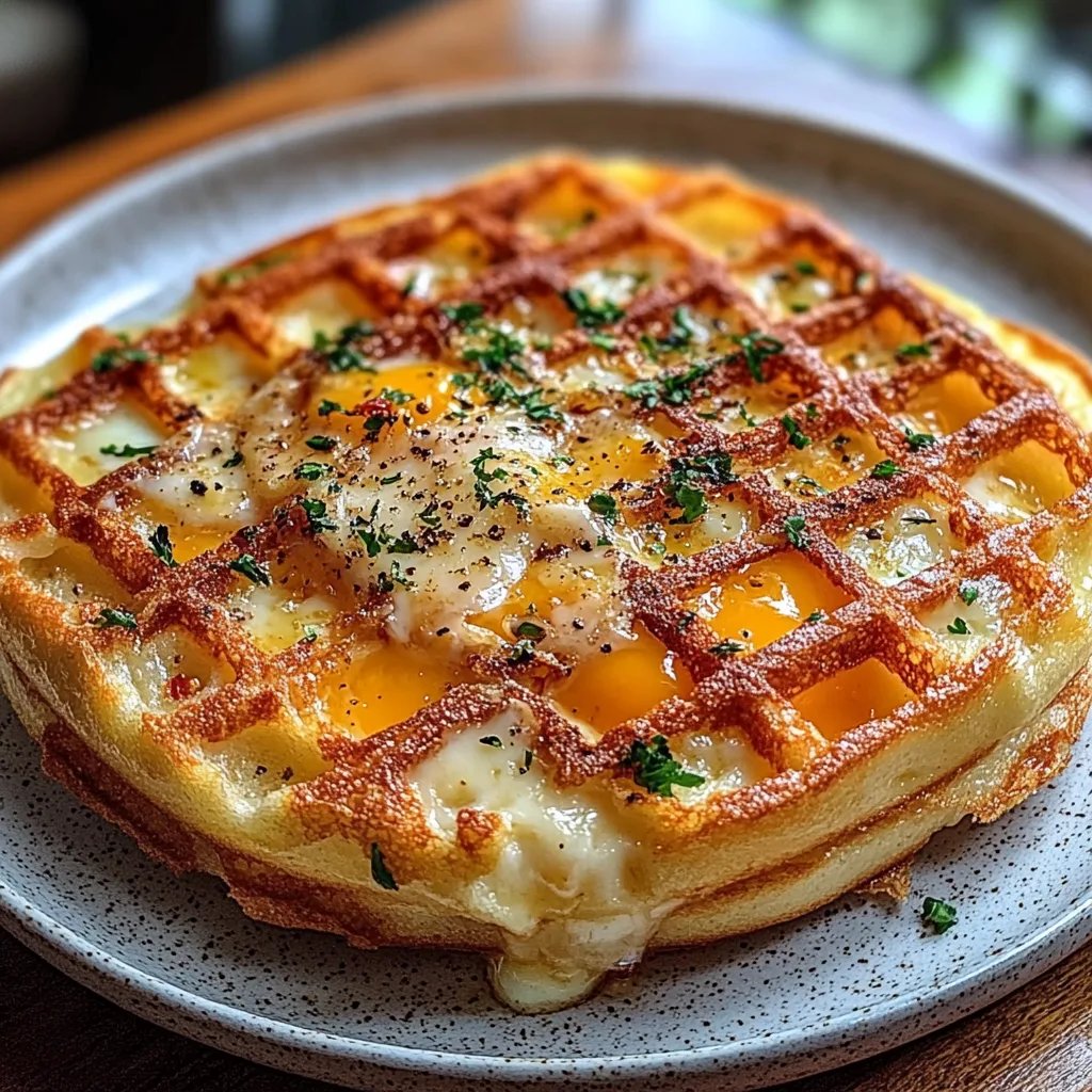 Low Carb Egg & Cheese Chaffle: An Incredible 7-Ingredient Recipe