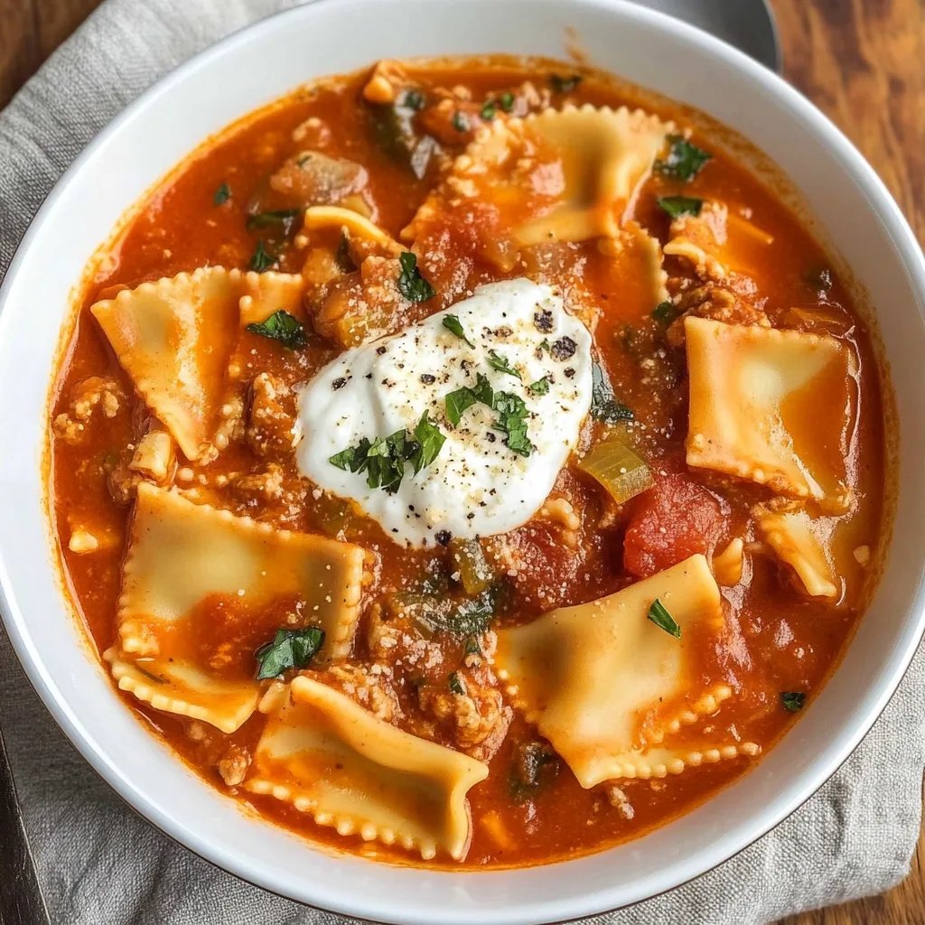 Gluten Free Lasagna Soup