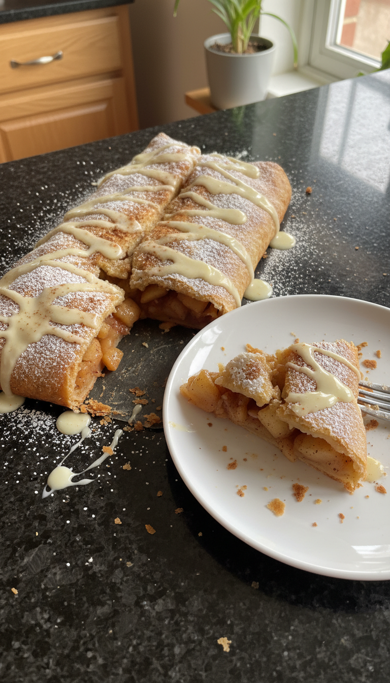 Apple Cinnamon Vanilla Strudel