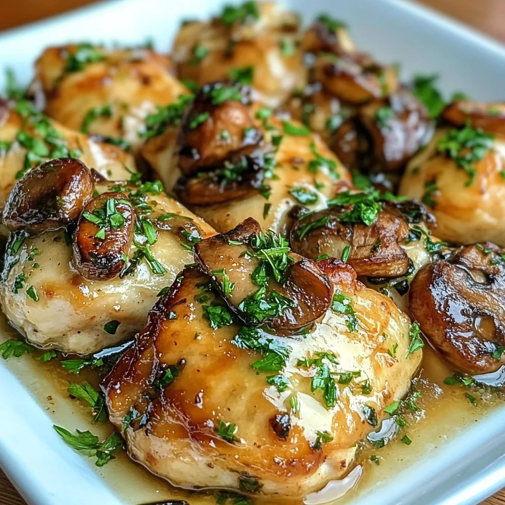 Garlic Mushroom Chicken Thighs: An Incredible Ultimate Recipe