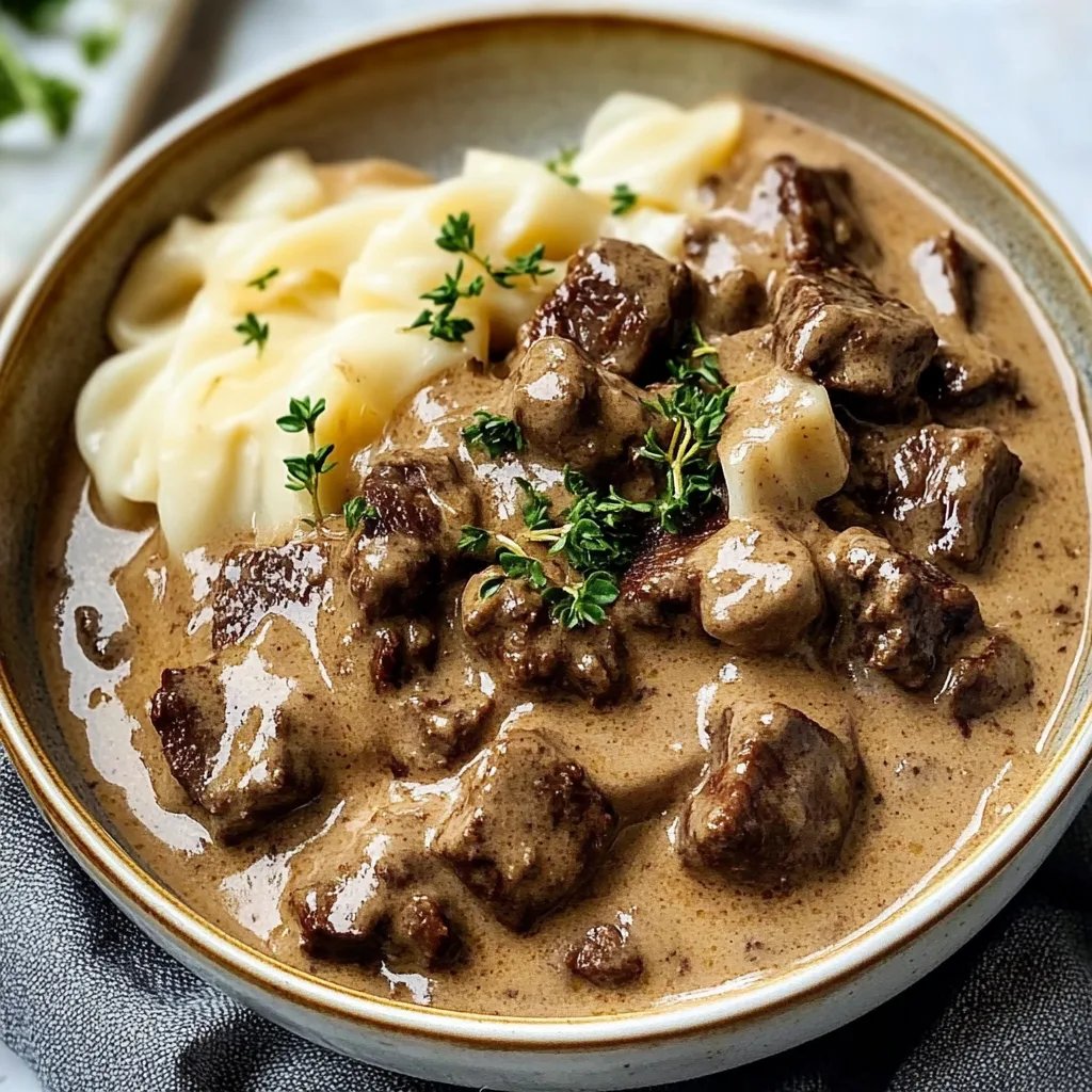 Keto Slow Cooker Beef Stroganoff Made Easy: An Incredible 5-Step Recipe
