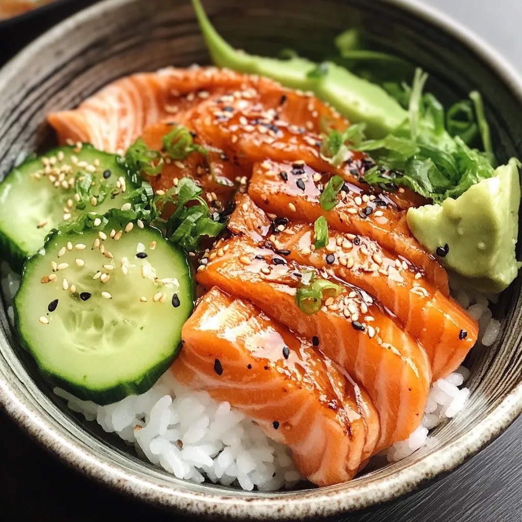 Baked Salmon Sushi Bowl