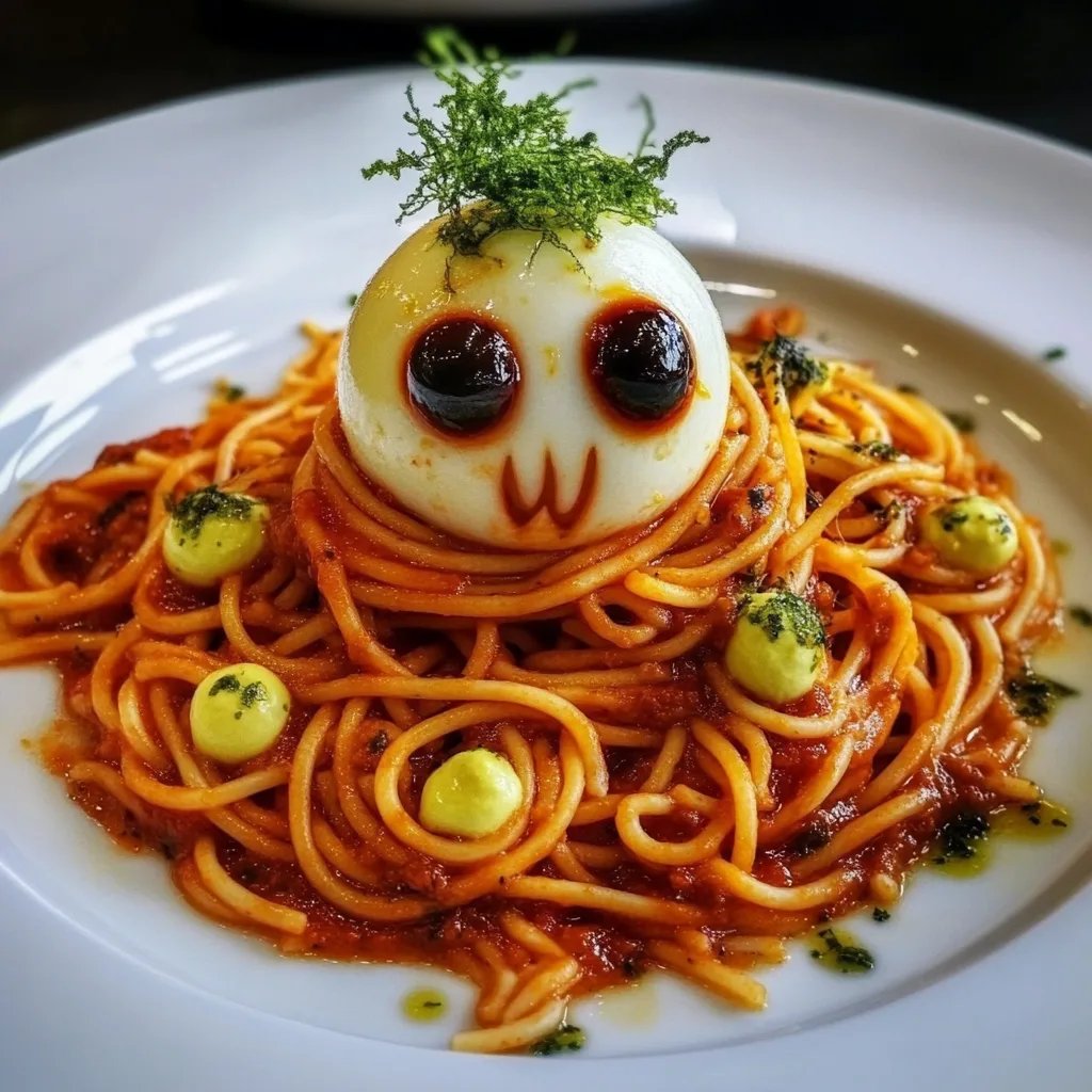 Bloody Spaghetti with Mozzarella Eyeballs: An Amazing Ultimate Recipe