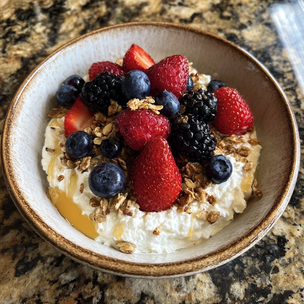 Cottage Cheese Breakfast Bowl