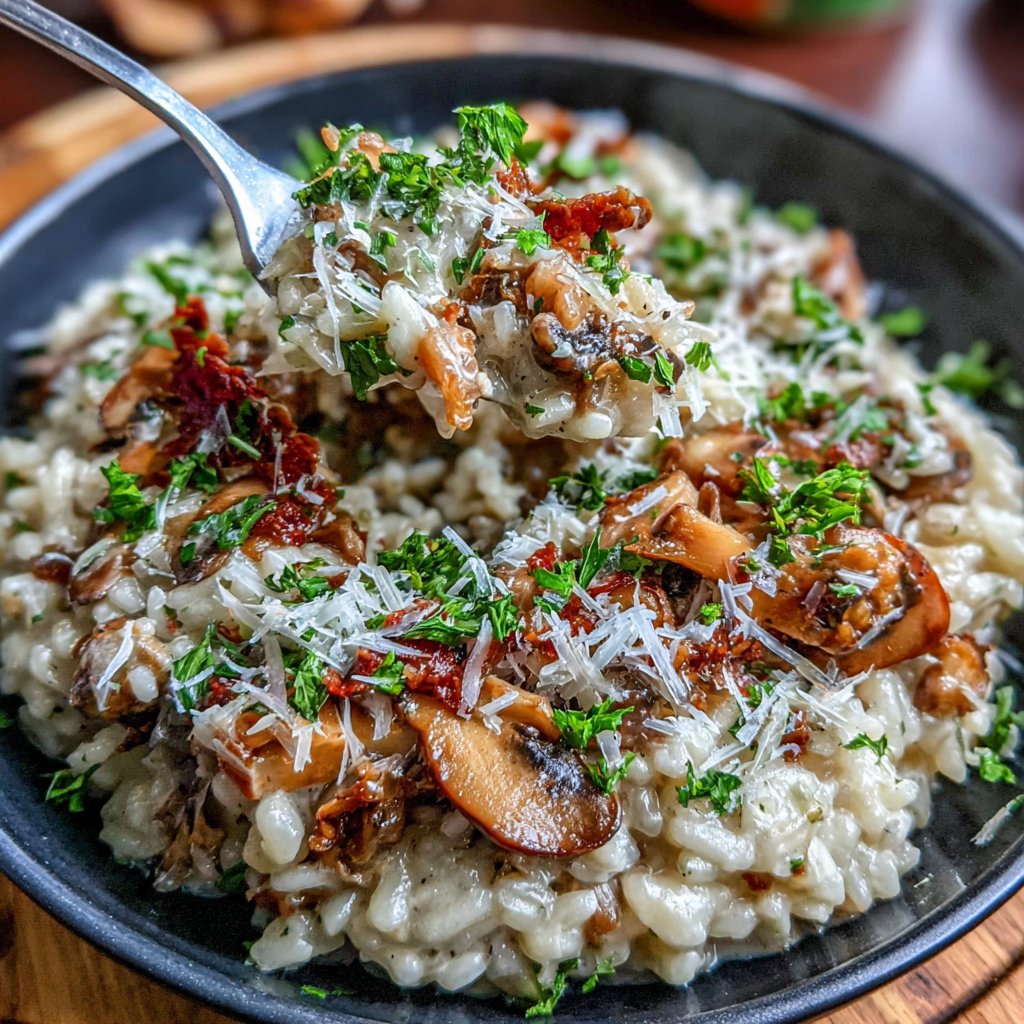 Creamy Mushroom Risotto