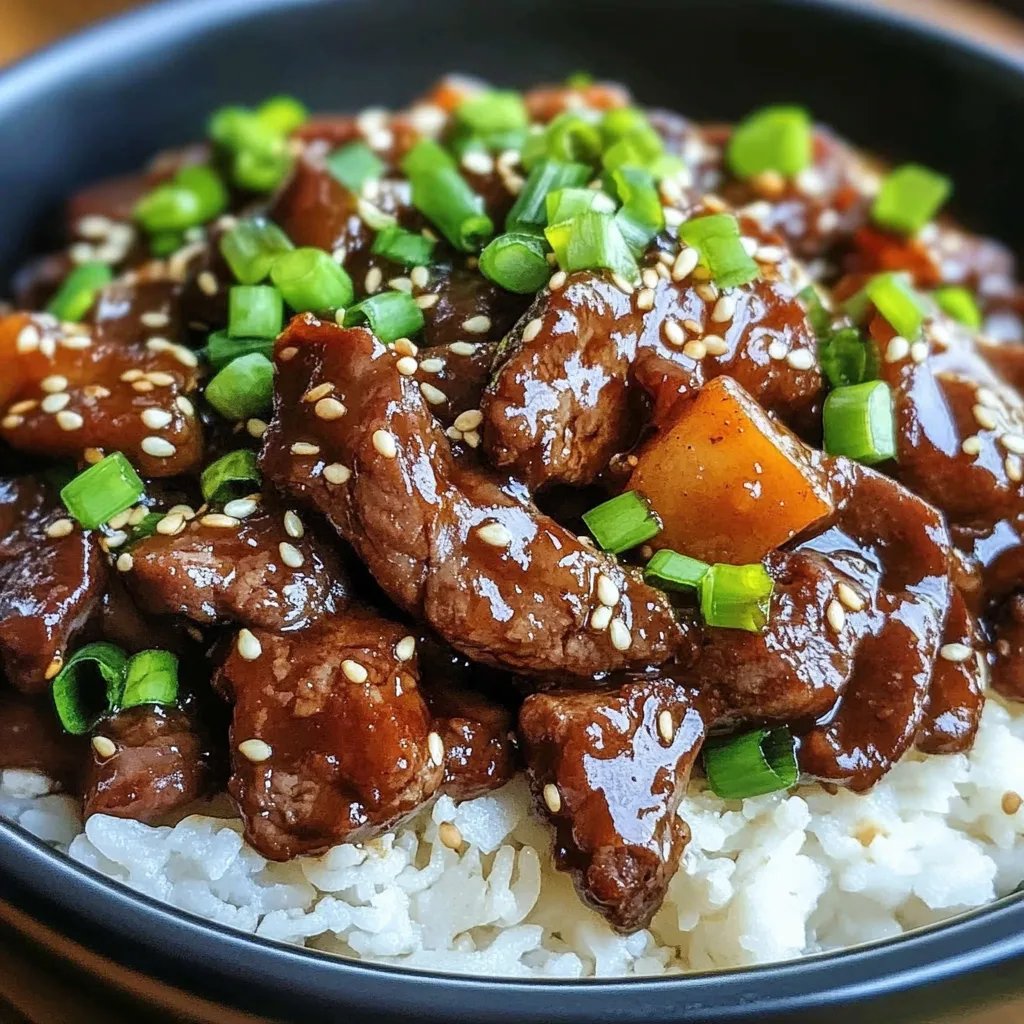 Savory Slow Cooker Mongolian Beef Magic: An Incredible 7-Step Recipe