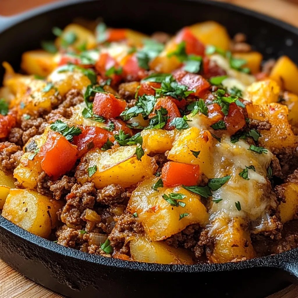 Mexican Ground Beef & Potato Skillet: An Amazing Ultimate Recipe