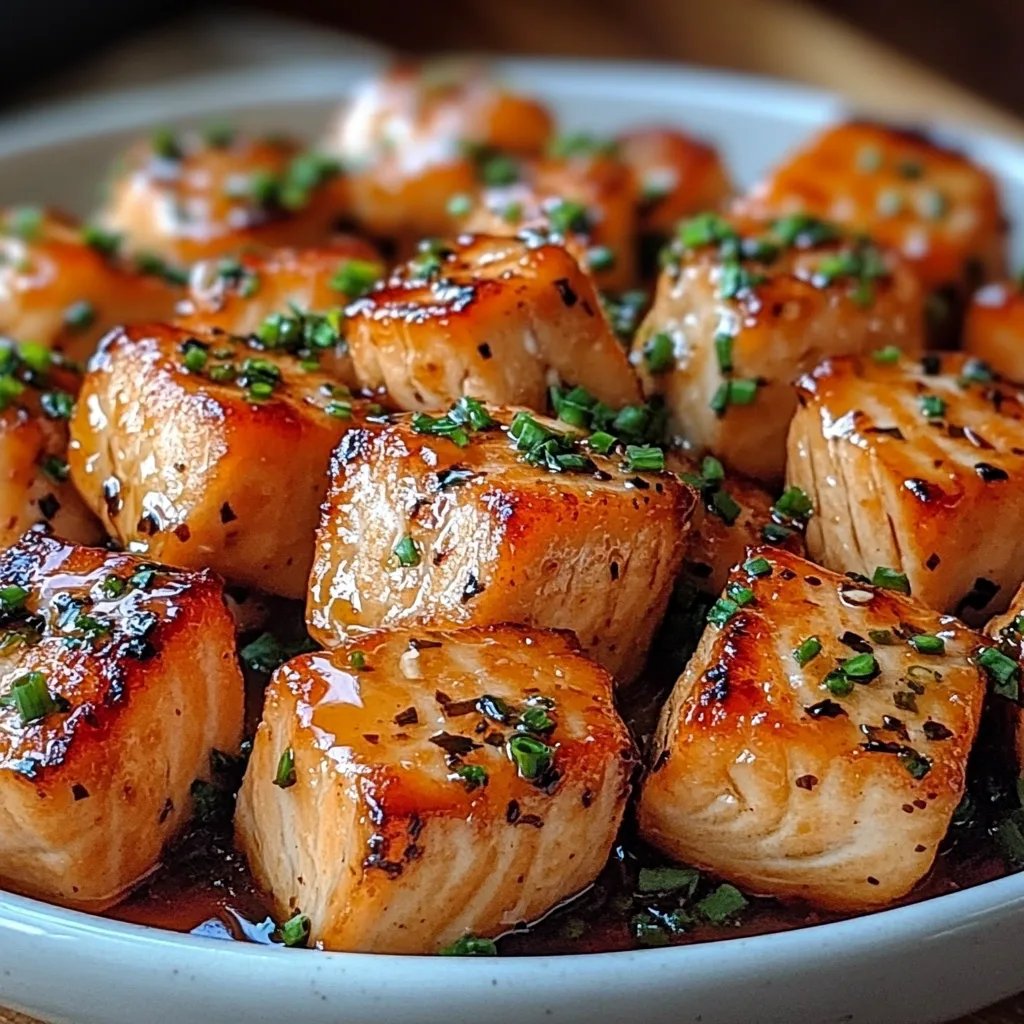 <p>Crispy Air Fryer Honey Garlic Salmon Bites: An Incredible 7-Step Recipe</p>