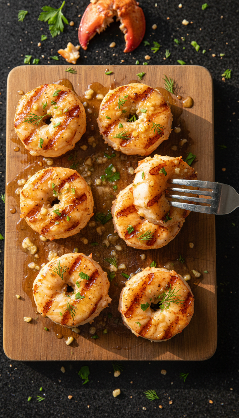 Grilled Lobster Medallions