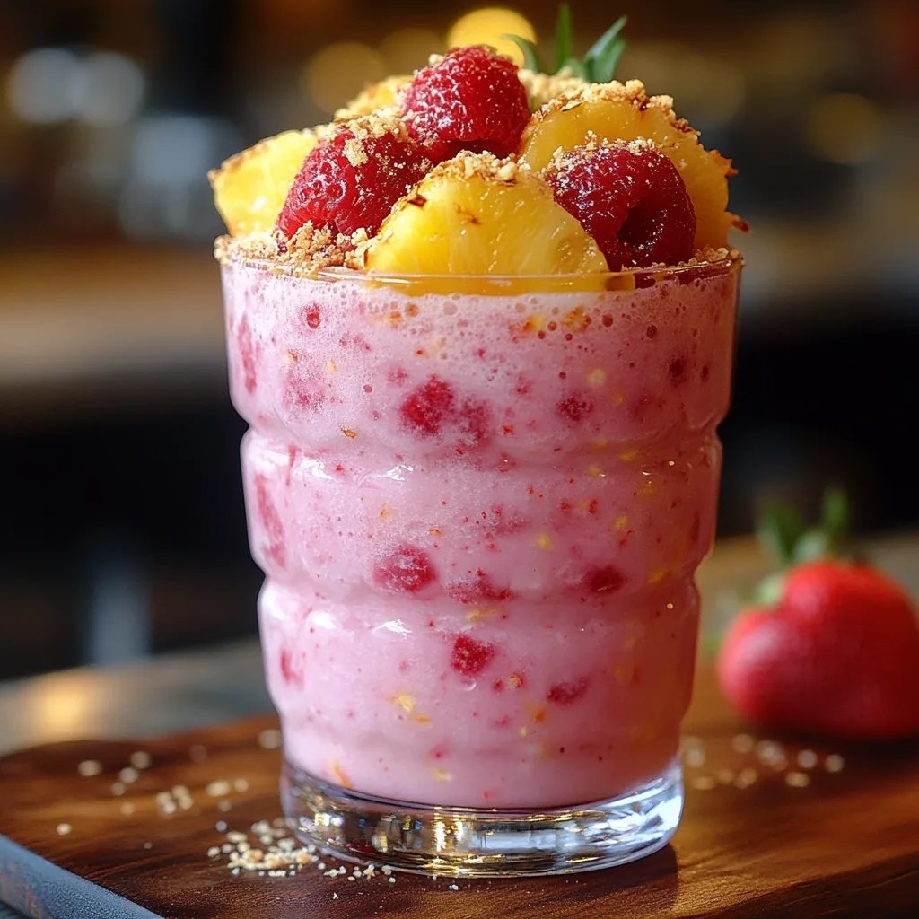 Pineapple Pink Smoothie: An Incredible Ultimate Recipe for 3