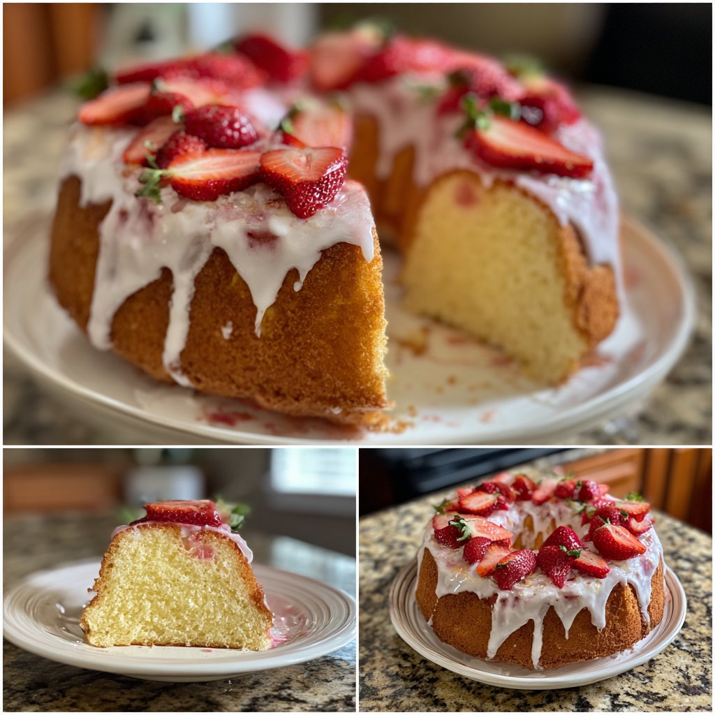 Strawberry Chiffon Cake